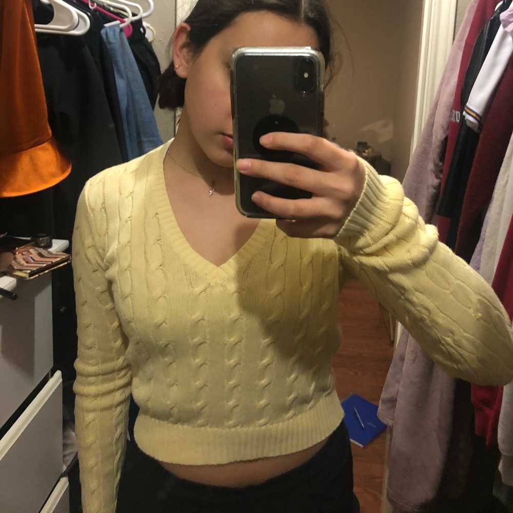 Brandy cropped sweater